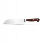 NÓŻ JAPOŃSKI SANTOKU Solidny Ostry PROFESJONALNY Starke Pro Silva 18 cm do krojenia mięsa, warzyw i ryb, stalowe