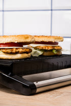 Grill elektryczny opiekacz kontaktowy stołowy rozkładany panini 1600W nominalna