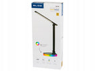 LAMPKA NA BIURKO BIURKOWA LED DO CZYTANIA SZKOLNA DOTYK REGULOWANA RGB USB lampa stołowa ściemniana czarna 35 cm 9 W