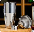 PROFESJONALNY ZESTAW BARMAŃSKI DO DRINKÓW SHAKER 6 ELEMENTÓW + szejker koktajlowy, do przygotowania koktajli, pojemność