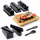ZESTAW 10 FOREMEK DO SUSHI FORMA DO SUSHI KOMPLET AKCESORIA DO SUSHI wielorazowe kształtowanie ryżu, rolki japońskie