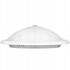 Lampa Sufitowa Plafon Czujnik Ruchu Zmierzchu 2x E27 okrągła oprawa biała do korytarza, bez żarówek, maks. 12 w na