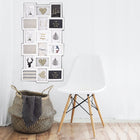 Duża ramka 18 zdjęć fotorama 101x52 cm multi foto galeria kolaż biały plastikowa dekoracja ścienna, oprawa na