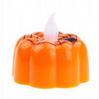 ŚWIECZKI DYNIE LED HALLOWEEN LAMPIONY DEKORACJE ZESTAW 12SZT NA BATERIE ozdoba jesienna, dekoracja stołu, z tworzywa