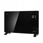 Grzejnik elektryczny energooszczędny konwektorowy szklany 2 kW WiFi EGW-20C 780 mm 470 mm grzewcza czarny