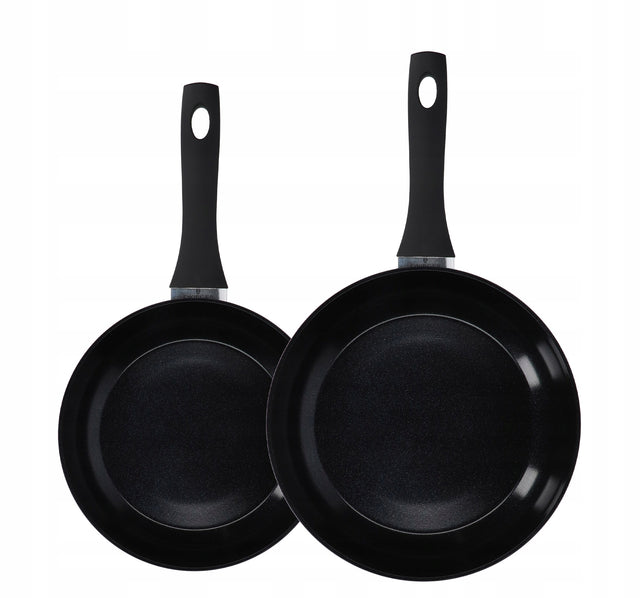 Zestaw patelni Zwieger Rocca, 24cm + 28cm Indukcja naczynia kuchenne do smażenia, powłoka ceramiczna