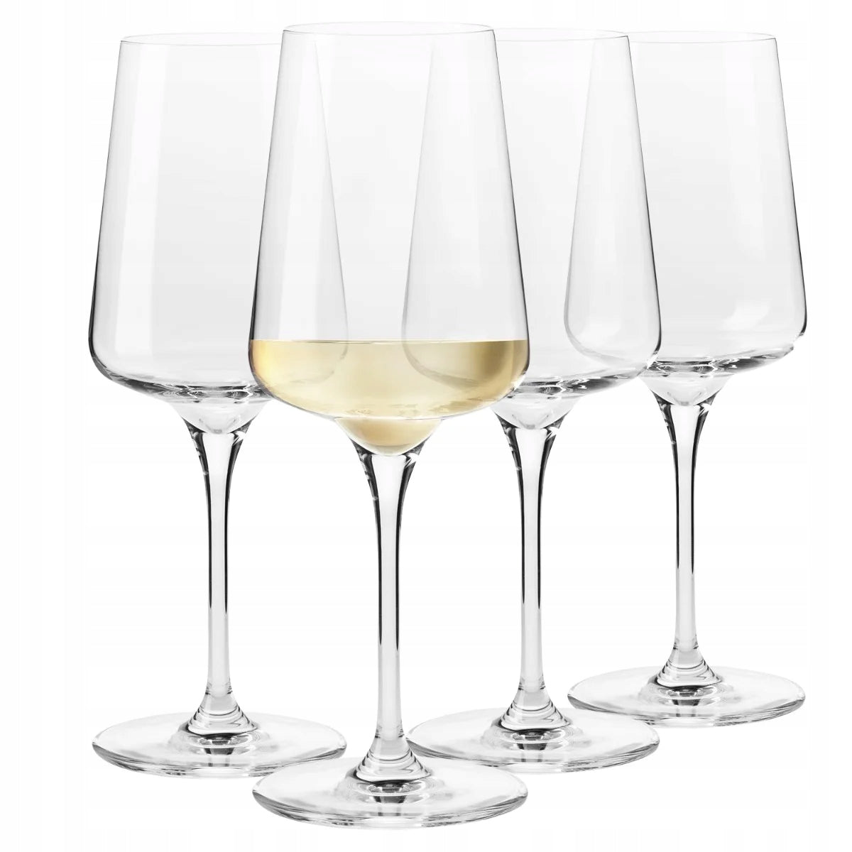 Kieliszki do białego wina infinity 4szt krosno duże nowoczesne resling 400 ml bezbarwny