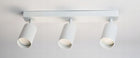 Lampa Sufitowa Żyrandol Plafon Tuby Metal SPOT BG3 LED 3xGU10 Biała oprawa 3-punktowa do salonu, kuchni i korytarza