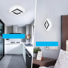 Lampa Sufitowa LED Plafon Czarny Kwadratowy Natynkowy 30W 6500K oprawa przysufitowa do wnętrz, zintegrowane źródło