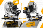 Piła ukośnica z posuwem laser + LED pilarka ukosowa 2000W 305mm GMM-MS305H