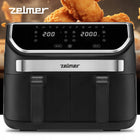 Frytkownica beztłuszczowa zelmer frytownica piekarnik podwójna AIR fryer 9l czarny