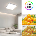 Lampa łazienkowa sufitowa lampa plafon LED biały nowoczesna 4500K 43W oprawa prostokątna, neutralna barwa światła