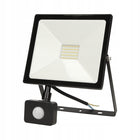 Alled 30W Naświetlacz LED z PIR 2300lm IP44 4000K reflektor z czujnikiem ruchu, lampa do ogrodu, światło białe neutralne