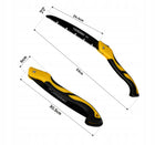 Piła Piłka Ręczna Składana Do Drzewa Gałęzi 240mm Ergonomiczny Uchwyt ostrze 300 mm, 7 zębów na cal, cięcie konarów