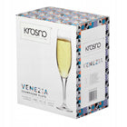 Kieliszki do szampana Venezia krosno 6szt NEW prosecco win musujących 200 ml bezbarwny