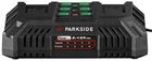 PARKSIDE Akumulatorowa podwójna ładowarka 20 V, PDSLG 20 B1, 2x 4,5 A 220 W do pakietów zasilających elektronarzędzia
