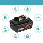 Zamiennik akumulatora DO Makita 18V 1850B bateria akumulator 5000mAh ogniwo 5 Ah, do elektronarzędzi bezprzewodowych
