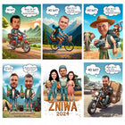 Karykatura A4 ze zdjęcia prezent rocznica urodziny dzień nauczyciela + rama portret personalizowany rysunek dekoracja