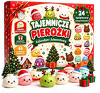 Kalendarz Adwentowy Squishy Dumpling 24 Szt. Gniotki Świąteczne Prezent stojący