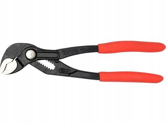 Szczypce hydrauliczne z przyciskiem 175mm YT-20890 klucz typu żabka, antypoślizgowy uchwyt, szczęki 30 mm