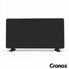 Grzejnik elektryczny 2000W konwektorowy z termostatem energooszczędny WiFi ogrzewacz pokojowy czarny 725x375 mm