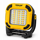 Lampka latarka mocna lampa 49x LED robocza z magnesem statyw wielofunkcyjna naświetlacz warsztatowy 2000 lm IP65 20 w