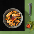 Patelnie ceramiczne Tefal renew ingenio 24/28 beztłuszczowa indukcja zestaw do smażenia z odpinanym uchwytem, na gaz