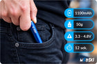 PRECYZYJNA BEZPRZEWODOWA LUTOWNICA USB Z BATERIĄ AKUMULATOROWA PRZENOŚNA do elektroniki, grzałkowa oporowa 15 W, 470°C