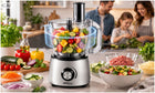 Robot kuchenny wielofunkcyjny 1800W blender wyciskarka malakser szatkownica nominalna czarny
