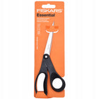 FISKARS NOŻYCZKI UNIWERSALNE 719353 21CM 1002703 Essential nożyce kuchenne do żywności, czarno-srebrne