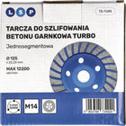Tarcza Diamentowa Do Cięcia Betonu Szlifowania Kostki Garnkowa 125mm M14 z 1 071 sztuk