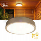 Plafon sufitowy LED hermetyczny LL norik 18W kolor złoty okrągły IP44 27cm lampa do łazienki z wbudowanym źródłem