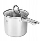 Garnek do frytek szparagów makaronu 3,6l gotowanie na parze sitko indukcja garnek tradycyjny 18 cm 3.6 l stal