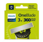 3X ostrza philips oneblade 360 oryginalne QP430 ostrze golarka NÓŻ QP430/50 bezbarwny