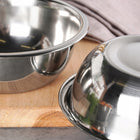 4x Miseczka STALOWA na sos dip sosjerka miska dipówka salaterka 11cm 270ml metalowe naczynko do serwowania dodatków i