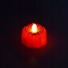ŚWIECZKI DYNIE LED HALLOWEEN LAMPIONY DEKORACJE ZESTAW 12SZT NA BATERIE ozdoba jesienna, dekoracja stołu, z tworzywa