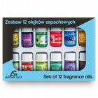 12x OLEJKI ZAPACHOWE I ZESTAW OLEJKÓW ZAPACHOWYCH DO NAWILŻACZA DYFUZORA 120 ml