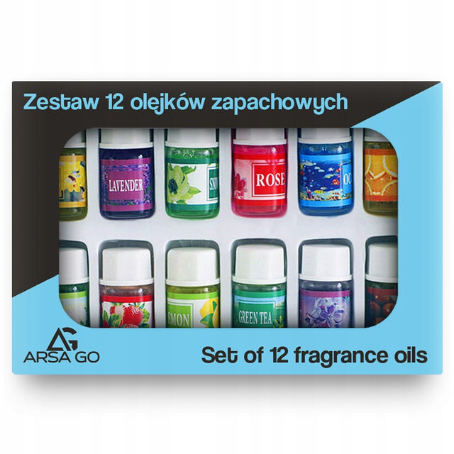 12x olejki zapachowe i zestaw olejków zapachowych do nawilżacza dyfuzora 120 ml