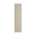 Lamele ścienne na płycie Vilo 265cm x 14,8cm satin cream panel dekoracyjny, okładzina do wnętrz, profil slim z