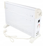 Grzejnik elektryczny 2000W ENERGOOSZCZĘDNY TERMOSTAT biały konwektorowy 325 mm 550 mm grzewcza