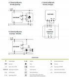 ENGO EASY-230B dobowy przewodowy regulator temperatury CZARNY 716