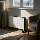 GRZEJNIK ELEKTRYCZNY ENERGOOSZCZĘDNY KONWEKTOROWY FARELKA TERMOSTAT 2000W 59 mm 39 mm grzewcza biały
