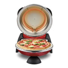 Piec do pizzy G3FERRARI G10006 kamień 400°C + NÓŻ do pizzy + ebook 10 l 1200 w czerwony