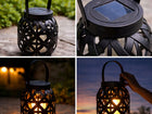 Lampion do Stroika na Grób znicz solarny lampa latarenka LED solar Cmentarz ozdoba nagrobna, dekoracja miejsca pamięci
