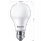 Żarówka LED E27 philips A60 8W = 60W 806lm 4000K neutralna premium 6 szt. kulisty kształt, klasyczna forma, do lamp
