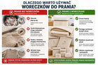 0002 Worki do Prania Premium zestaw 6 szt – Grube Wytrzymałe Ochrona siatki na bieliznę, woreczki do pralki