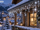 LAMPKI ZEWNĘTRZNE SOPLE 1000 LED kurtyna świetlna