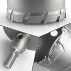 OTWORNICA WIDIOWA KORONKA WIERTŁO DO ALUMINIUM METALU INOX DREWNA 40 MM stal nierdzewna, PCV, HDF, płyty wiórowe