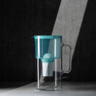 Szklany dzbanek filtrujący Wessper D2 borosilicate 3l miętowy + filtr zielony