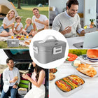 Przenośna elektryczna śniadaniówka 75W do samochodu i domu, podgrzewana bez wody, utrzymująca ciepło lunchbox 1800 ml